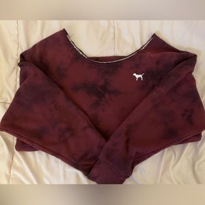 pink off the shoulder